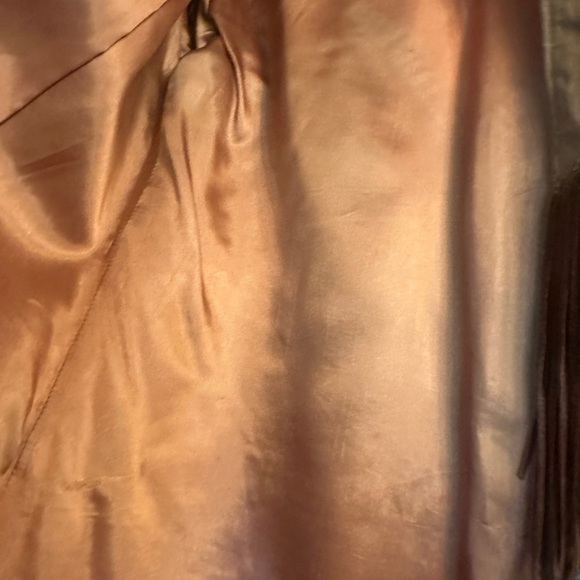 Rustler Women's Tan Fringe Blazer - Picture 3 of 7